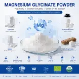 High purity magnesium glycinate powder: purity testing and certifications High purity magnesium glycinate powder: purity testing and certifications